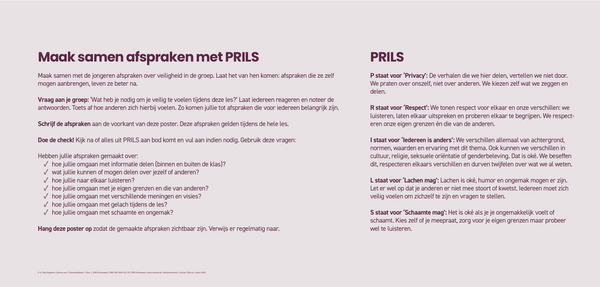 Klasafspraken maken met PRILS - affiche