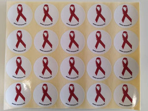 Rode lintjes (sticker)